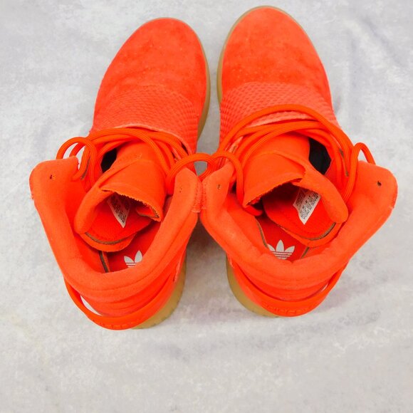 Adidas Mens Tubular Invader S80477 Red Basketball Shoes Sneakers Size 6 - Picture 6 of 8